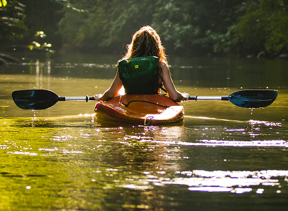 alone in boat 